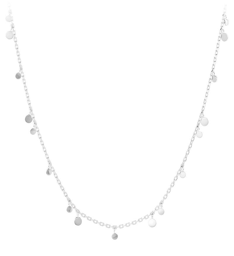 Glow Halskette Damen 40-45 cm Silber