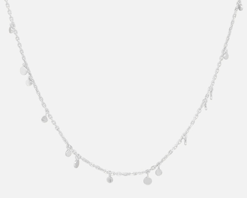 Glow Halskette Damen 40-45 cm Silber