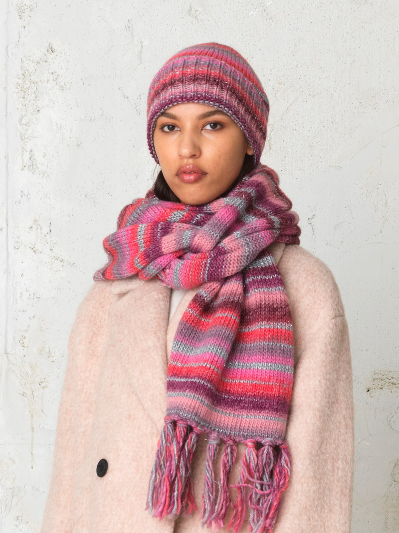 Jadia Beanie Rosa Multicolor