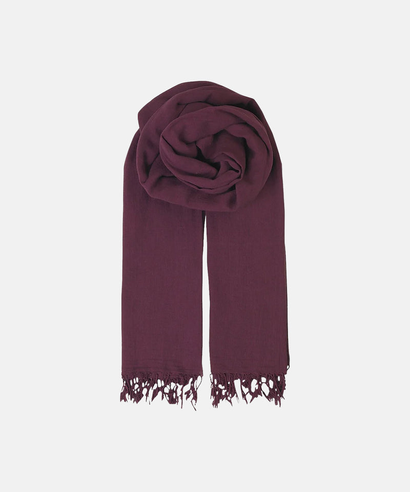 Solid Ilona Scarf Burgundy