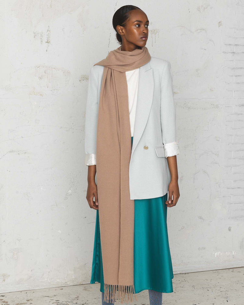 Crystal Edition Scarf Soft Beige