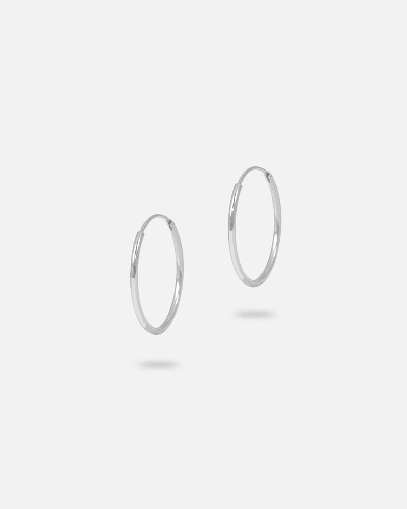 Creol Ohrringe 18 mm Silber