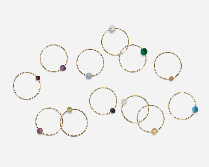 Birthstone-Ring Vergoldet Dezember 54