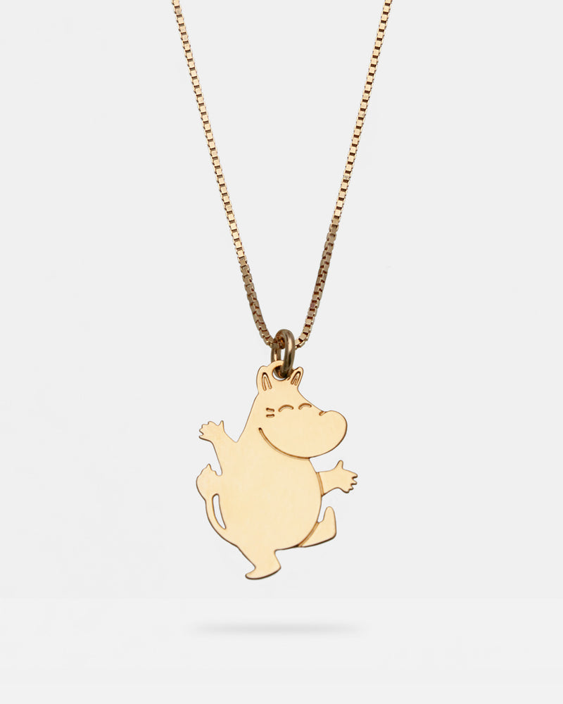 Jumping Moomin Kette Vergoldet