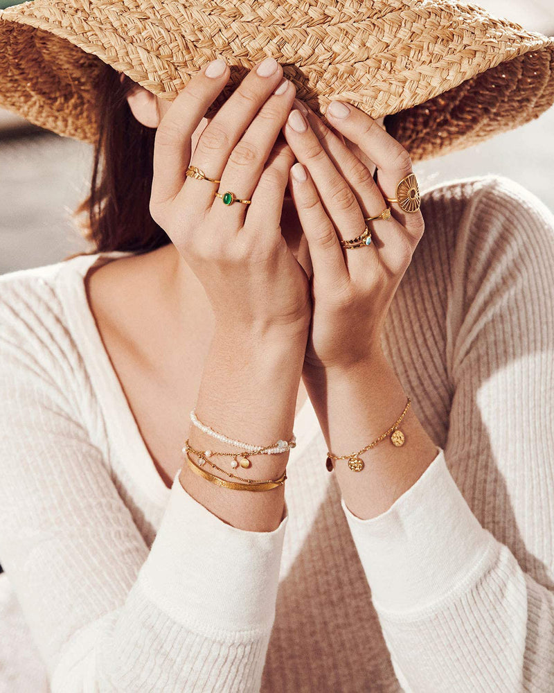 Afterglow Sea Armband Vergoldet