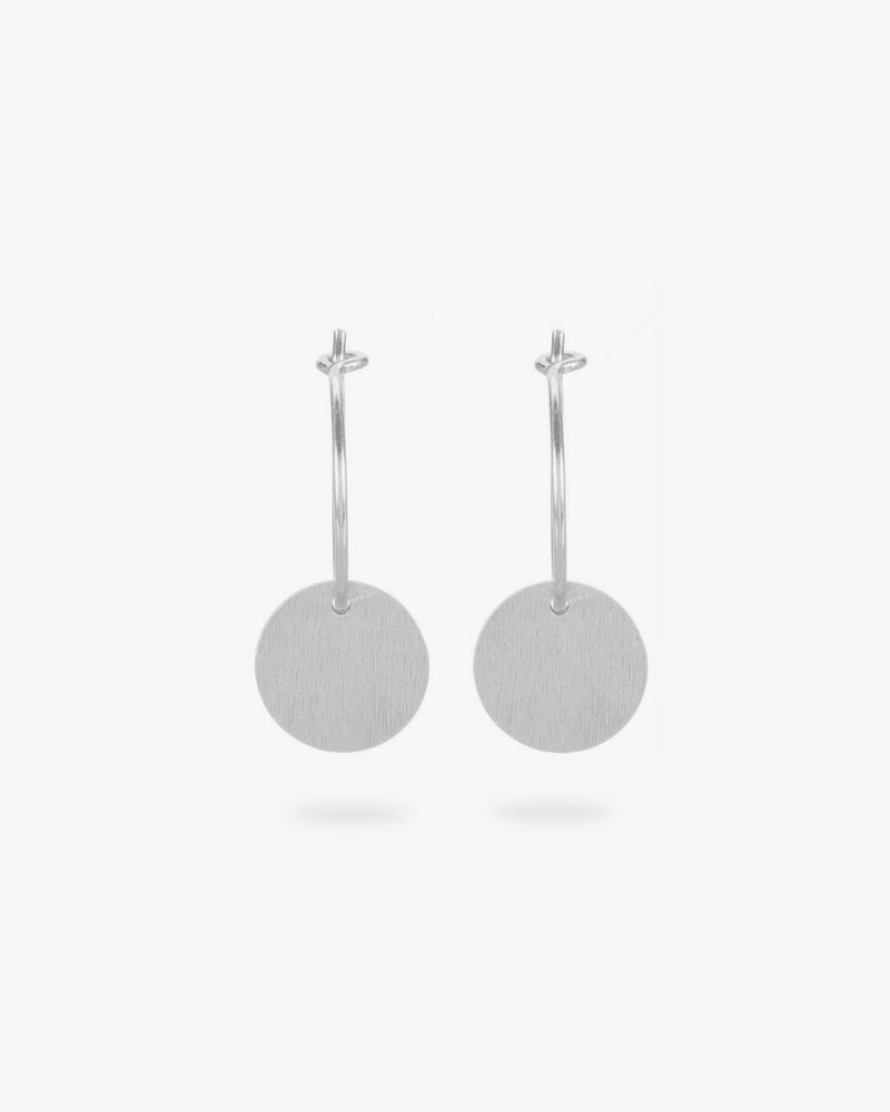 Small Coin Ohrringe Silber