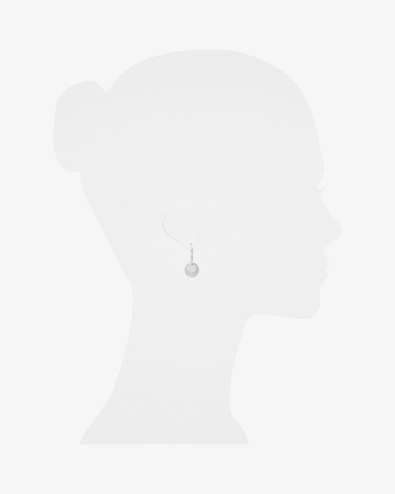 Small Coin Ohrringe Silber