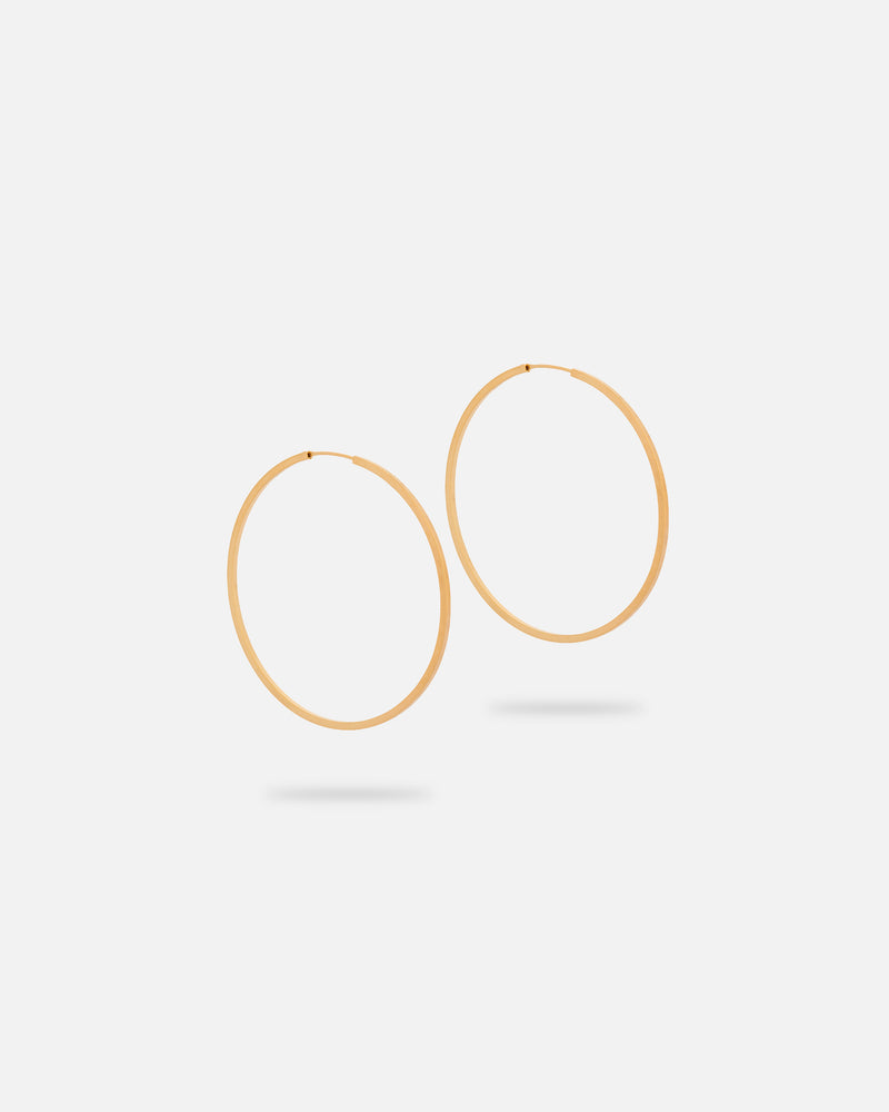 Orbit Hoops 5 cm Vergoldet