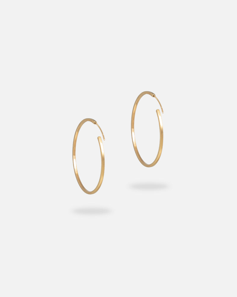 Orbit Hoops 5 cm Vergoldet