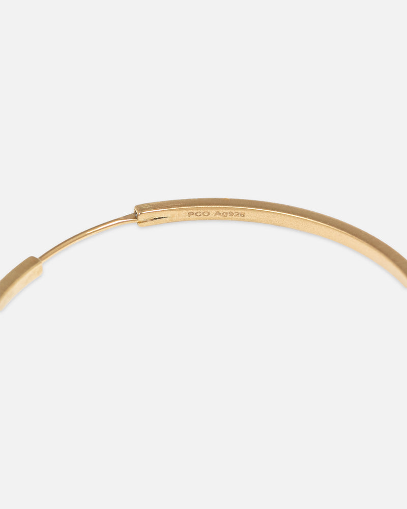 Orbit Hoops 5 cm Vergoldet