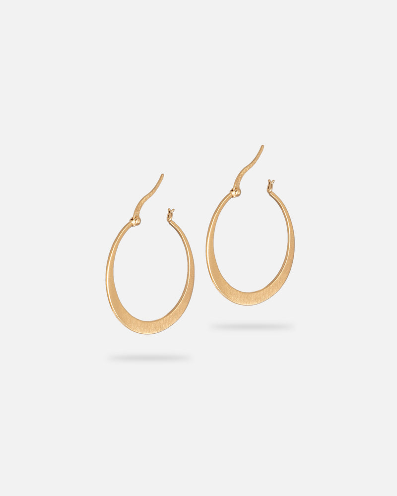 Small Escape Hoops 3 cm Vergoldet