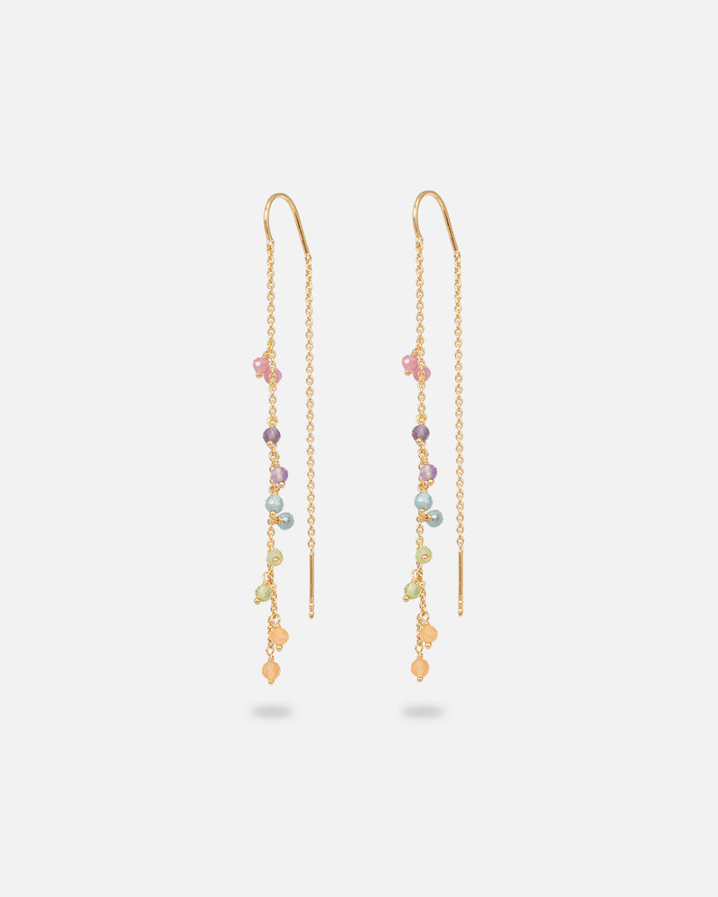 Rainbow Earchains Vergoldet