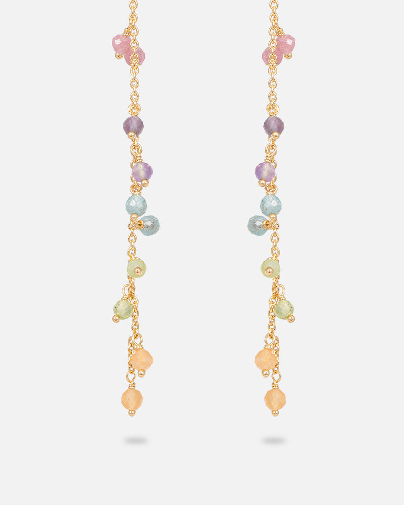 Rainbow Earchains Vergoldet
