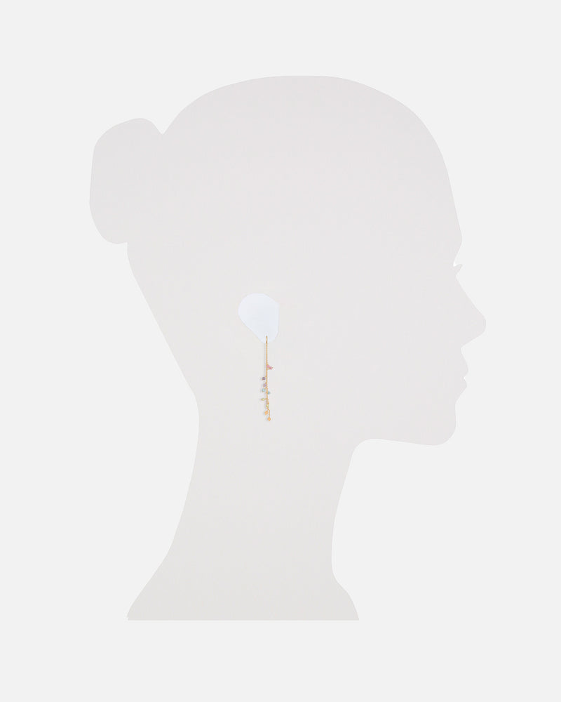 Rainbow Earchains Vergoldet