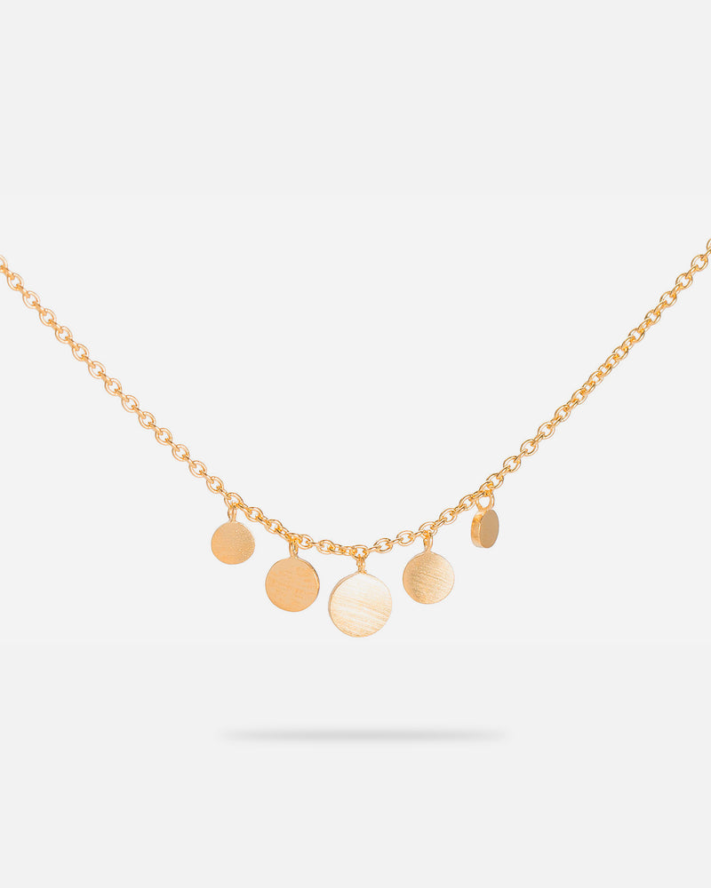 Mini Coin Kette Vergoldet