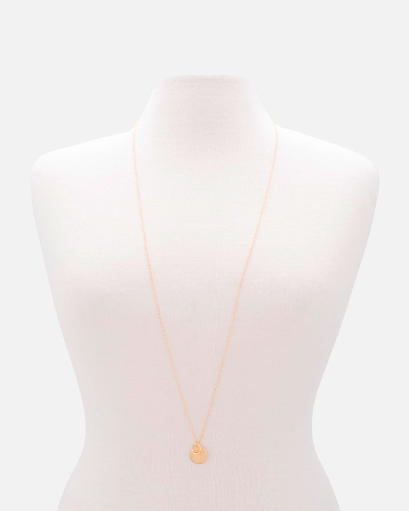 Coin & Ring Kette 90 cm Vergoldet