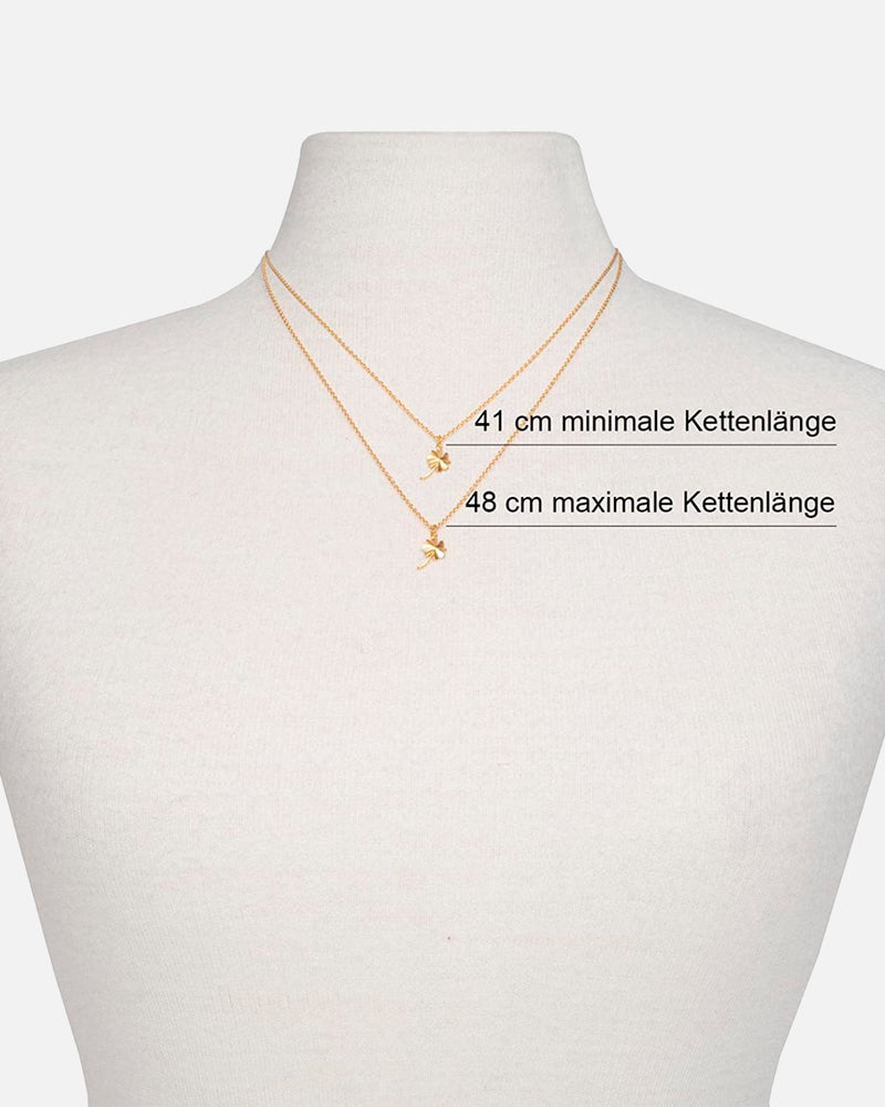 Clover Kette Vergoldet