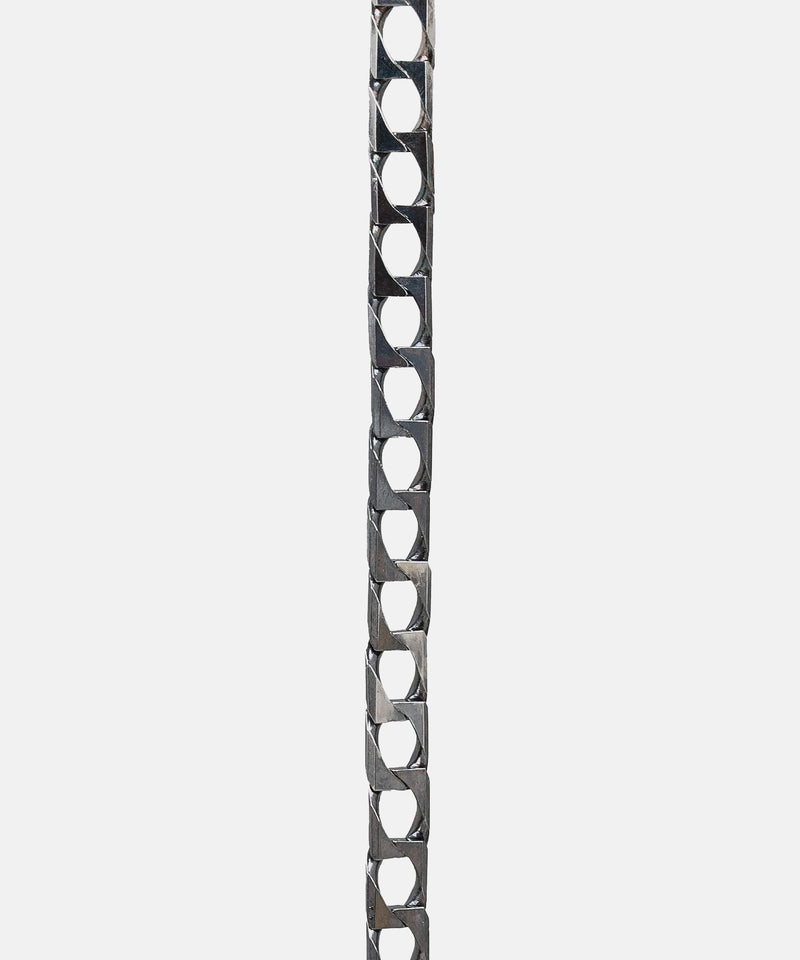 Single Chain Armband Silber oxidiert