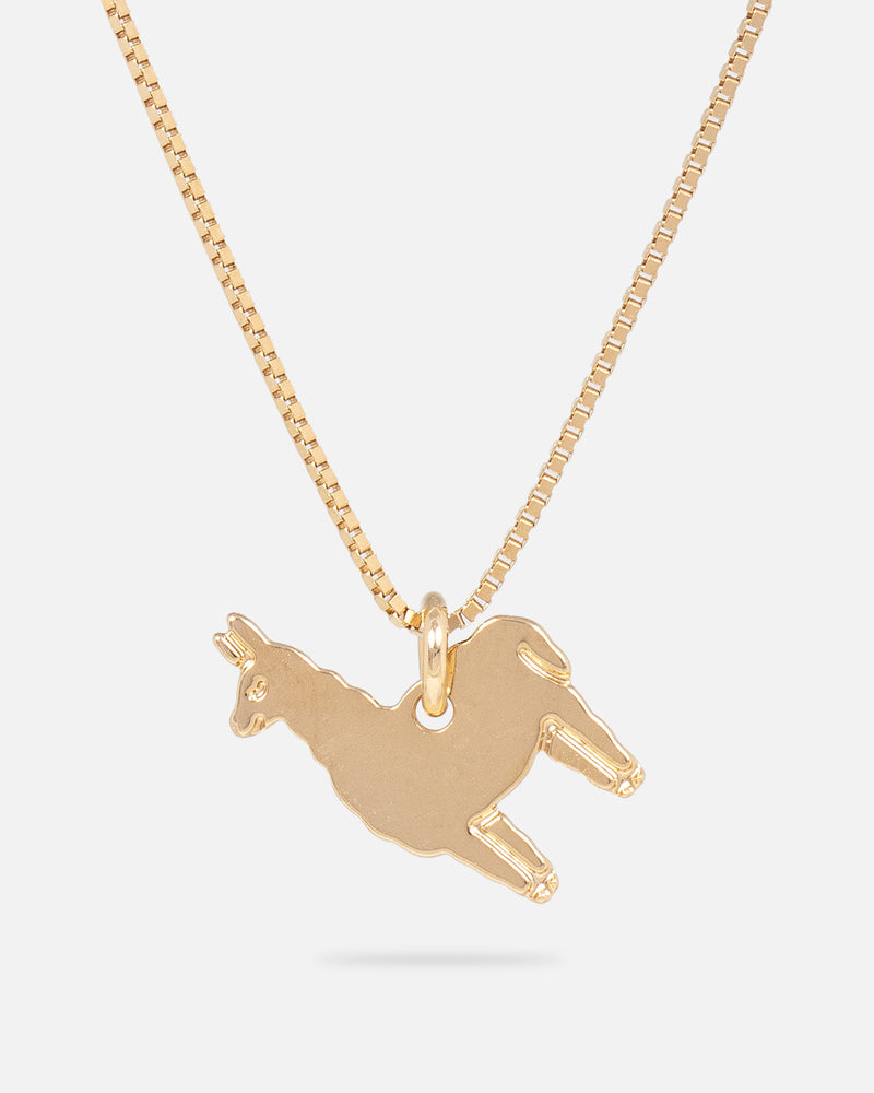 Alpaca Halskette Vergoldet