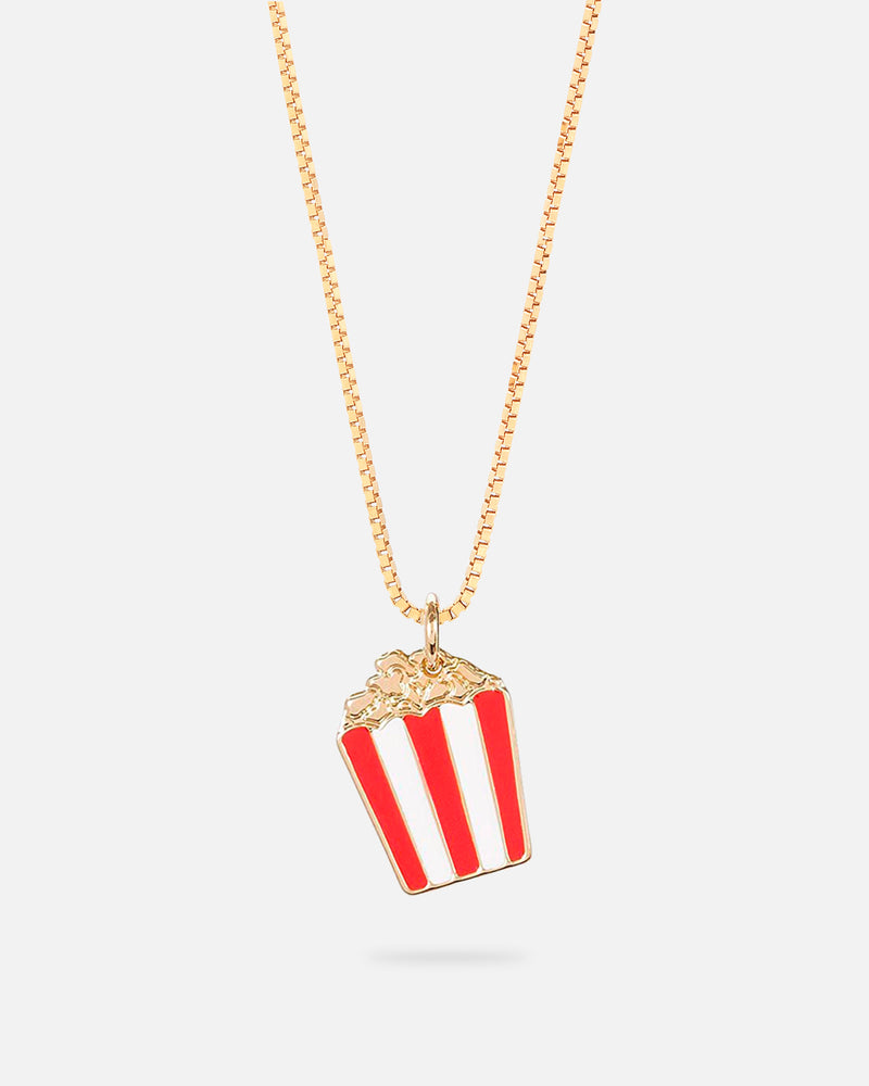 Popcorn Halskette Vergoldet