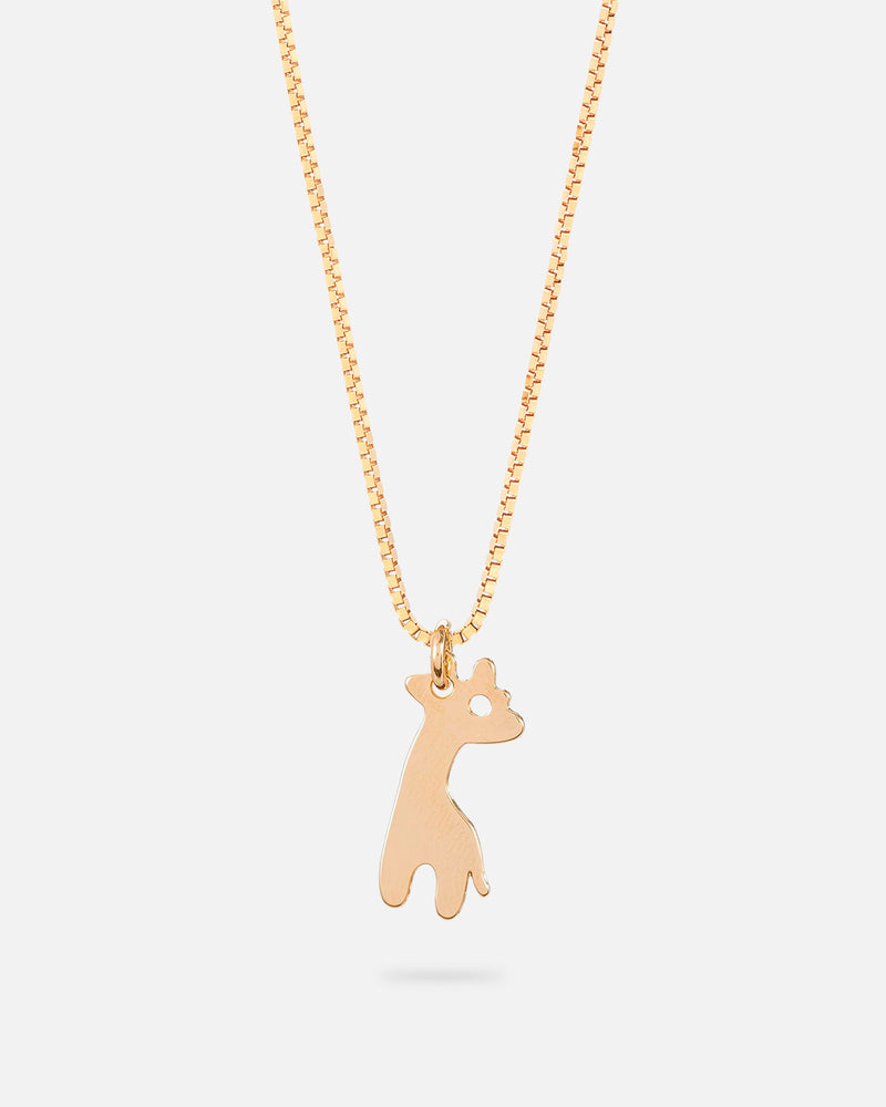 Giraffe Halskette Vergoldet